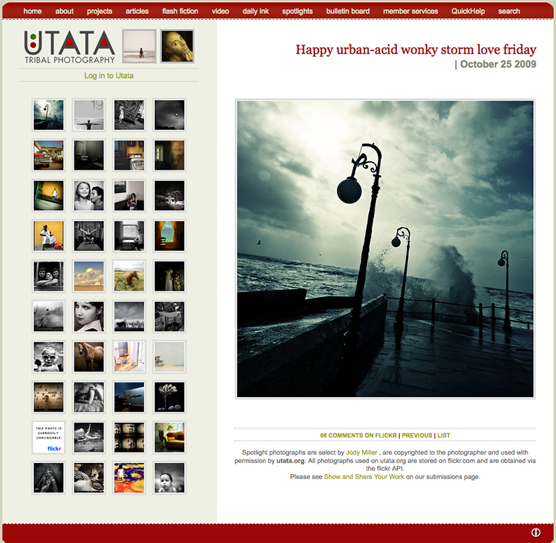 Spotlight feature on the utata blog