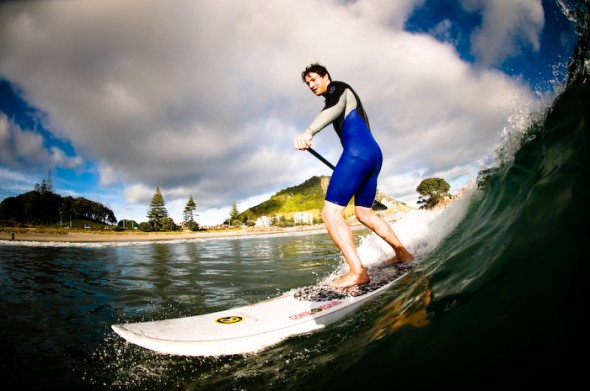 SUP rider in NZ