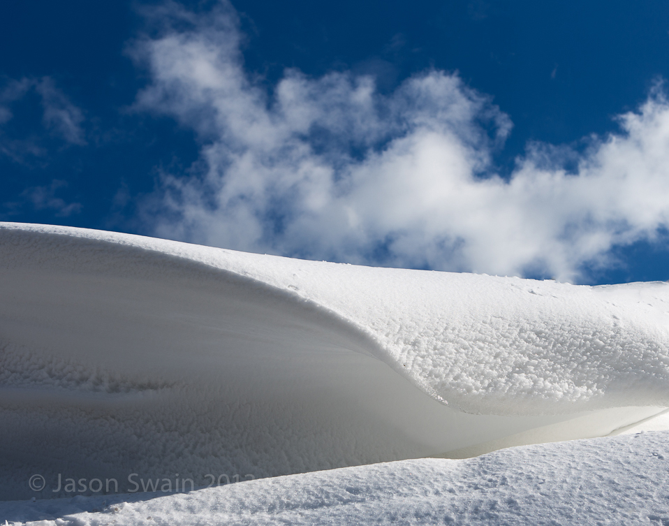 Snow Waves on the Isle of Wight.